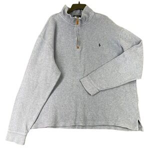 Polo Ralph Lauren Sweater men 2XLT 1/4 zip pullover corewear everyday streetwear